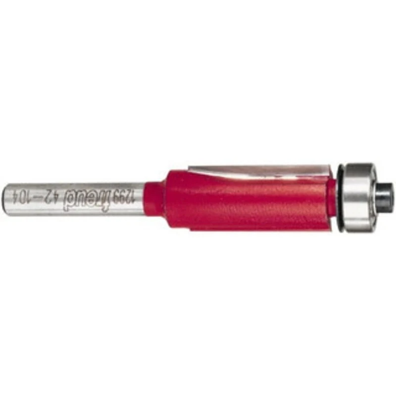 Freud Tools 1/2 Diam, 1 LOC, 2 Flute Carbide-Tipped Edge Profile Flush Trim Router Bit 1/4 Shank Diam, 2-13/16 OAL, U...